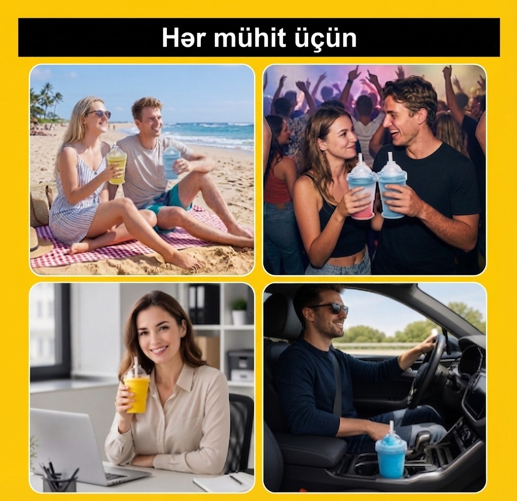 Kürə Buz Qəlibli Stəkan